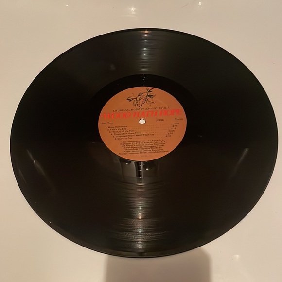 Wood hath hope liturgical music John Foley S.J. LP vinyl record album Christian - Picture 3 of 16